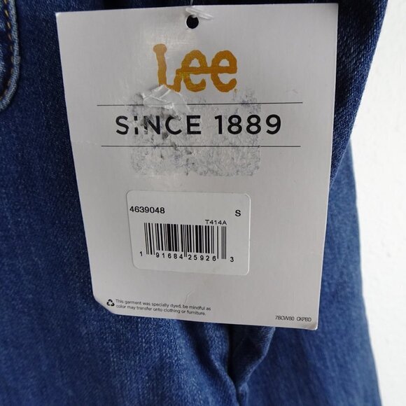 Lee Denim Jumpsuit Women's Size S Workwear Union Alls  Coveralls Blue Cotton - Picture 11 of 13